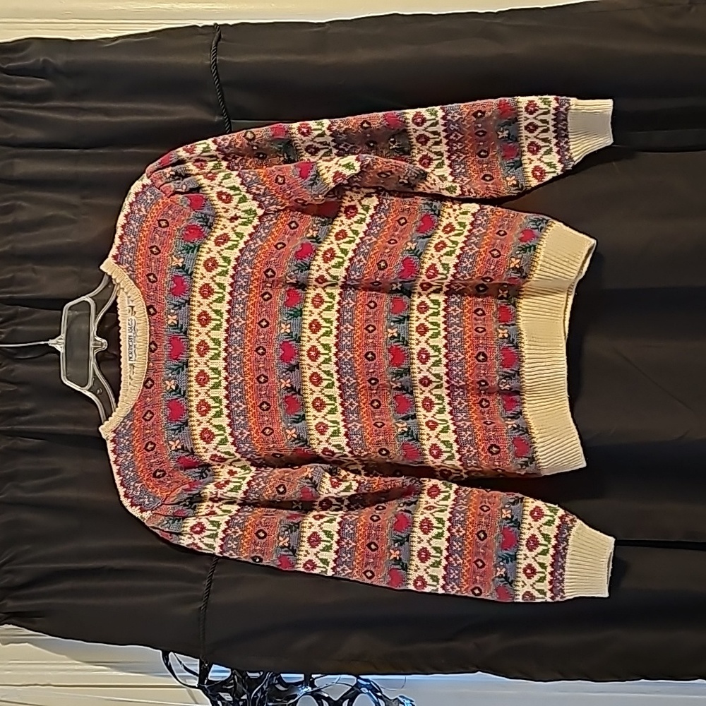Northern Isles Hand Embroidered Sweater